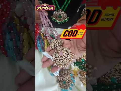 🛍️DM for Orders☎️6301661174 #beadscollections #1gramgold #codavailable #ambicafashionjewellery