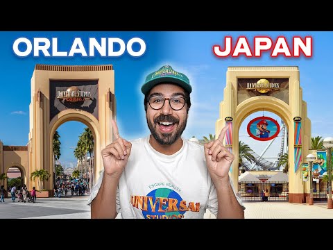 Universal Studios ORLANDO vs. JAPAN! What's The Difference?