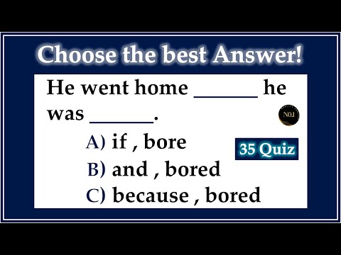 Choose the best Answer | All tenses mixed quiz - All forms of verb | 35 Quiz | No.1 Quality English