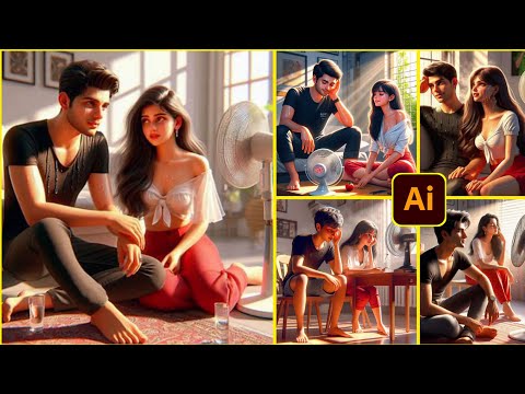 Couples 3D trending Image Creator 2024 | Bing Image | New Trending couple photo editing