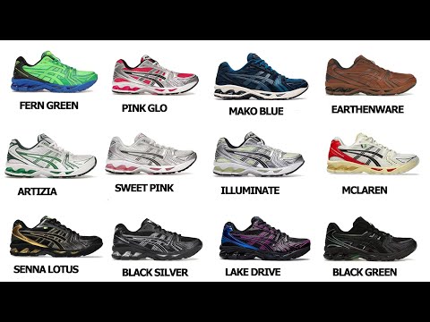 EVERY PAIR OF ASICS KAYANO 14 WITH NAMES