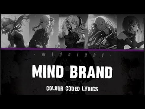 (Game version) Mind brand/ Nightcord at 25:00 Colour Coded Lyrics