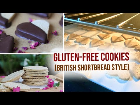 Gluten- free cookies BRITISH shortbread style (vegan) - DIVINE!