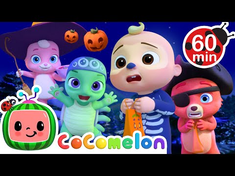 Animal Trick or Treat! 🎃 | JJ's Animal Time | CoComelon Animals for Kids | Halloween Songs for Kids