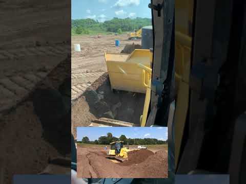 How to do Slot Dozing with a Bulldozer | #Shorts