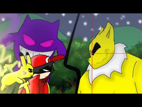 Red Vs Hypno's Lullaby Animation Pokemon Battle CreepyPasta (Part 1)