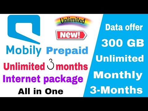 Mobily sim unlimited internet package | mobily internet offer | mobily unlimited internet package