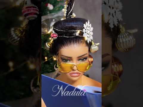 Christmas Party Queen Style~ #nadulahair #hairstyle #christmas #hairinspo #hairideas #fyp #foryou