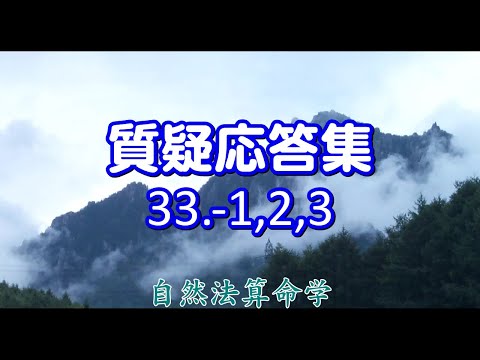 質疑応答集_33.all - （33.1,2,3）