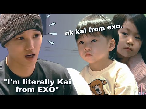 when Raeon and Rahee visit Kai from EXO