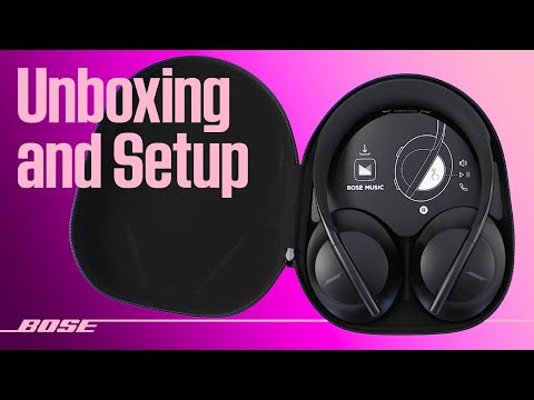 Bose Noise Cancelling Headphones 700 – Unboxing and Setup