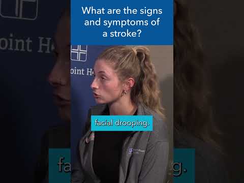 What are the signs of a stroke? #shorts