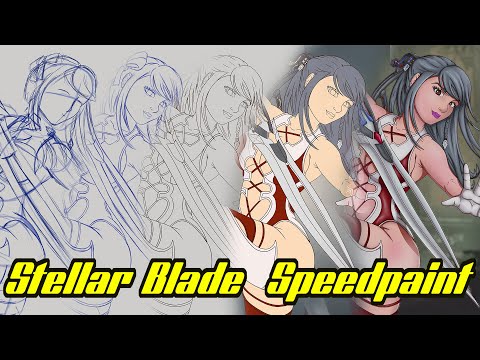 Stellar Blade fanart Speedpaint