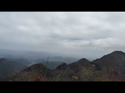 【山頂から見た風景】多紀連山　西ケ嶽