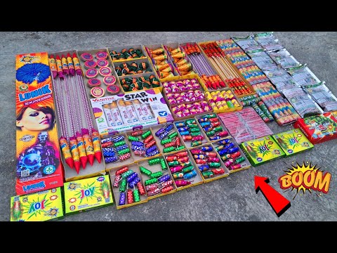 Diwali Cracker Testing 2024 || New Diwali Crackers 💥 || Diwali Fireworks Worth Rs.10000/-