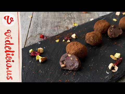 ふわ〜と優しくとろけるナッツ&クランベリーのトリュフ|How to make Chocolate truffle