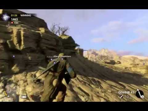 Sniper Elite 3 Team Deathmatch in Outpost Canyon