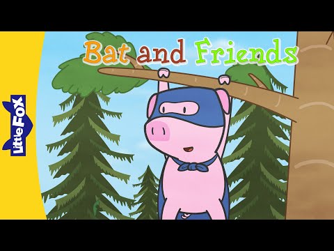 The Big Storm and a Party | Bat and Friends | Little Fox Stories Level 1