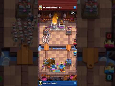 Justz4bun clash royale deck of buildings in triple elixir match