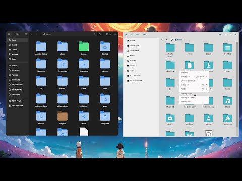 COSMIC Vs GNOME Files ..but it's UI