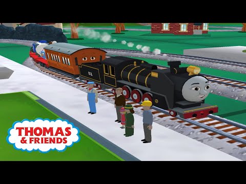 El tren tomas y sus amigos en español - Hiro, la gran locomotora.