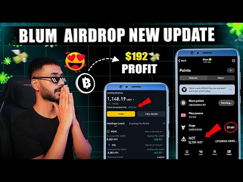 I GOT $192 Profit 🤑 || BLUM AIRDROP NEW UPDATE || Blum Listing || BIGGEST AIRDROP BLUM WITHDRAWAL