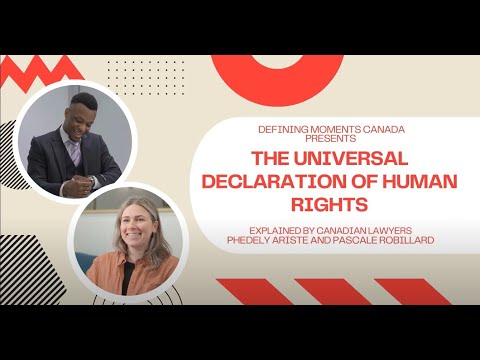 The Universal Declaration of Human Rights, Explained by Canadian Lawyers