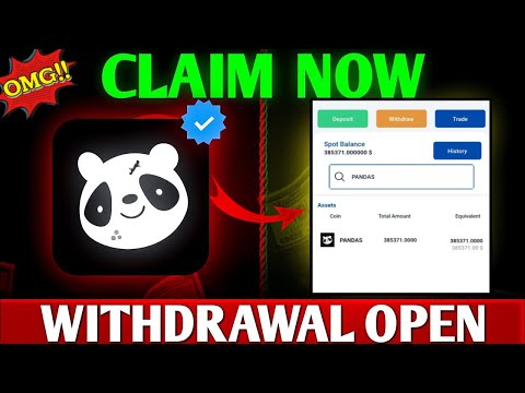 Pandas airdrop new update || Pandas airdrop withdraw start in Neelsky Exchange 🤑 Pandas Real or Fake