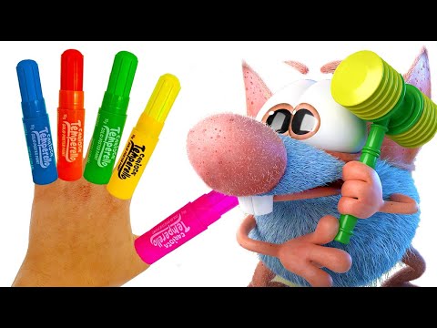 손가락 가족 노래 유아를위한 교육 비디오 Rattic and Daddy Finger Family song | Family Fun Adventures | Rattic Cartoon