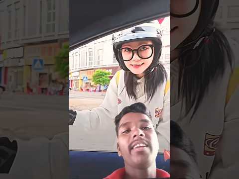 So cute bike riding girl #viral #motovlog #trending #top #motorcycle #bikelover #shorts