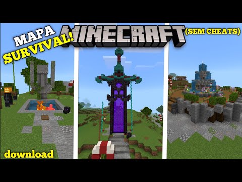 DOWNLOAD MAPA SURVIVAL LEVE COM FARMS, FARM DE FERRO, DECORAÇÕES E ITENS OPS - MOSTRANDO MAPAS #2