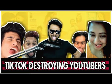 TikTok Destroying YouTubers | TikTokers Everywhere | HowCute