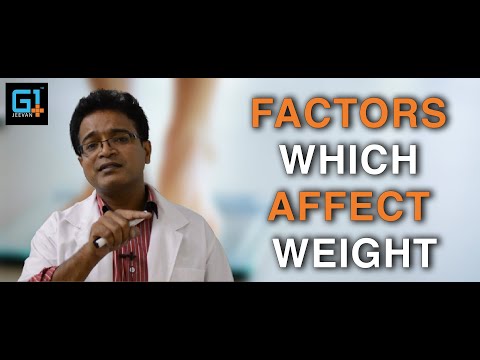 Apart from eating habits and Physical activity, what other factors affect our weight?