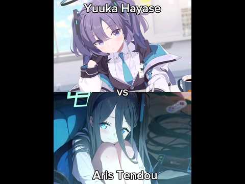 Yuuka Hayase vs Aris Tendou (Blue Archive) #bluearchive