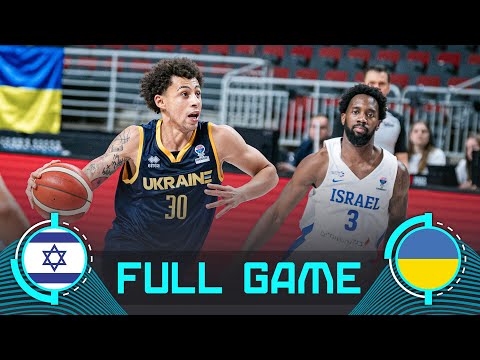 Israel v Ukraine | Full Basketball Game | FIBA EuroBasket 2025 Qualifiers