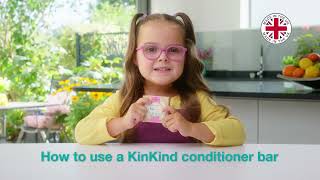 How To Use a Solid Hair Conditioner Bar with KinKind