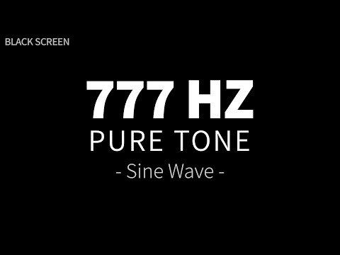 777 Hz Pure Tone - Sine Wave | ZADKIEL Archangel Guidance & Healing | Angelic Frequencies