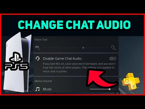 PS5 HOW TO CHANGE CHAT AUDIO EASY NEW!