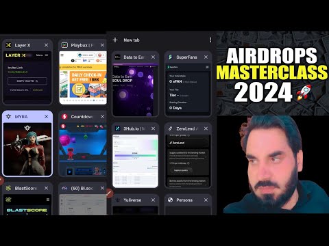 12 Airdrops 🪂 Masterclass !! verified airdrops 2024 !! Free Airdrop