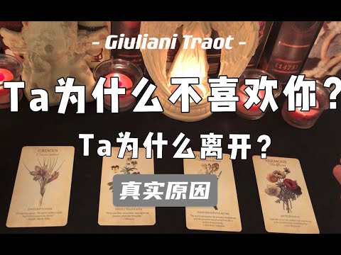 塔罗|Ta为什么不喜欢你？Ta为什么离开？真实原因是什么？有没有欺骗？PICK A CRAD