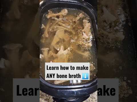 Learn how to make bone broth