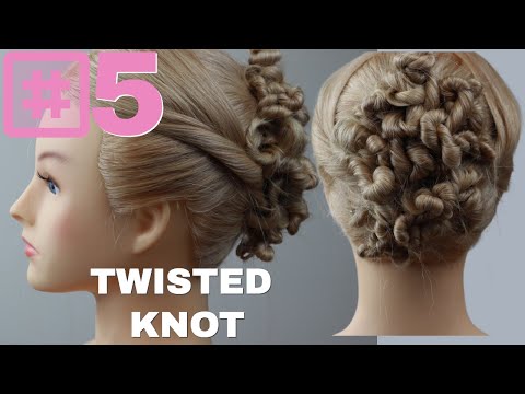 TWISTED KNOT HAIR UP TUTORIAL #1001 PONYTAILS