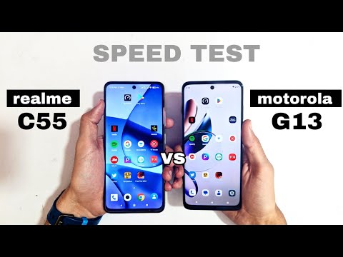 realme C55 vs Moto G13 Comparison & Speed Test | which is Better?