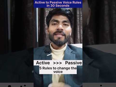 5 Rules l Voice Change l Active to Passive l English Grammar in Assamese l Affirmative Sentence