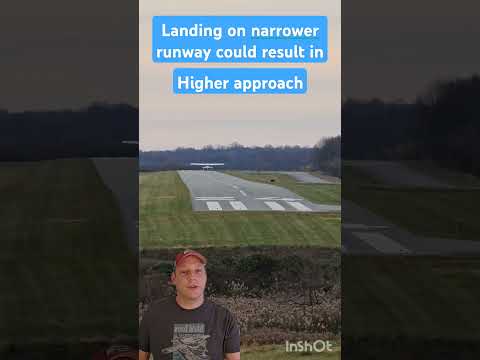 Landing on narrow runway / Private Pilot