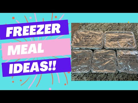 FREEZER MEALS! I SAVE TIME AND MONEY #freezermeals #mealprep #dinnerideas