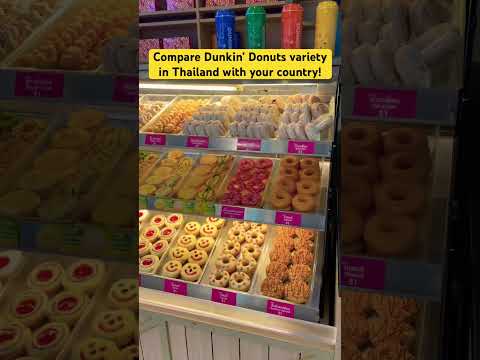 Crazy For Donuts? Get Your Fix At Dunkin' Donuts In Thailand!