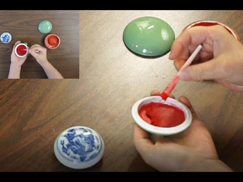 Victoria's Live Streaming: How to Use Seal Paste Stirrer to scrape the ink paste back into shape