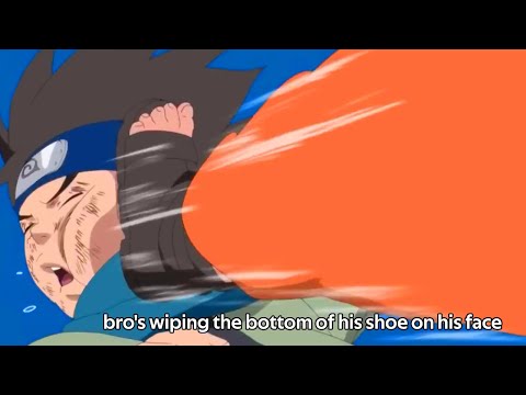 How Naruto reminded Konohamaru that he was LIL BRO in the chunnin exams.