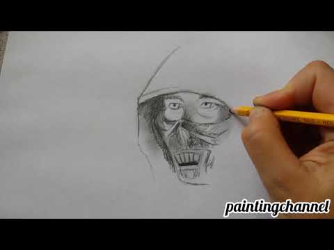 How to draw Scorpion (Mortal Kombat 2021 Movie)